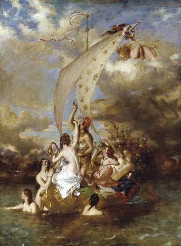 William Etty Youth on the Prow and Pleasure at the Helm France oil painting art